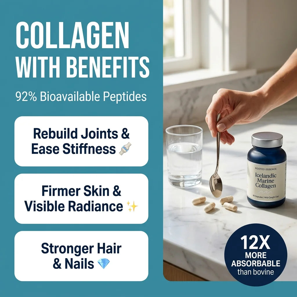 Rooted Essence Icelandic Marine Collagen