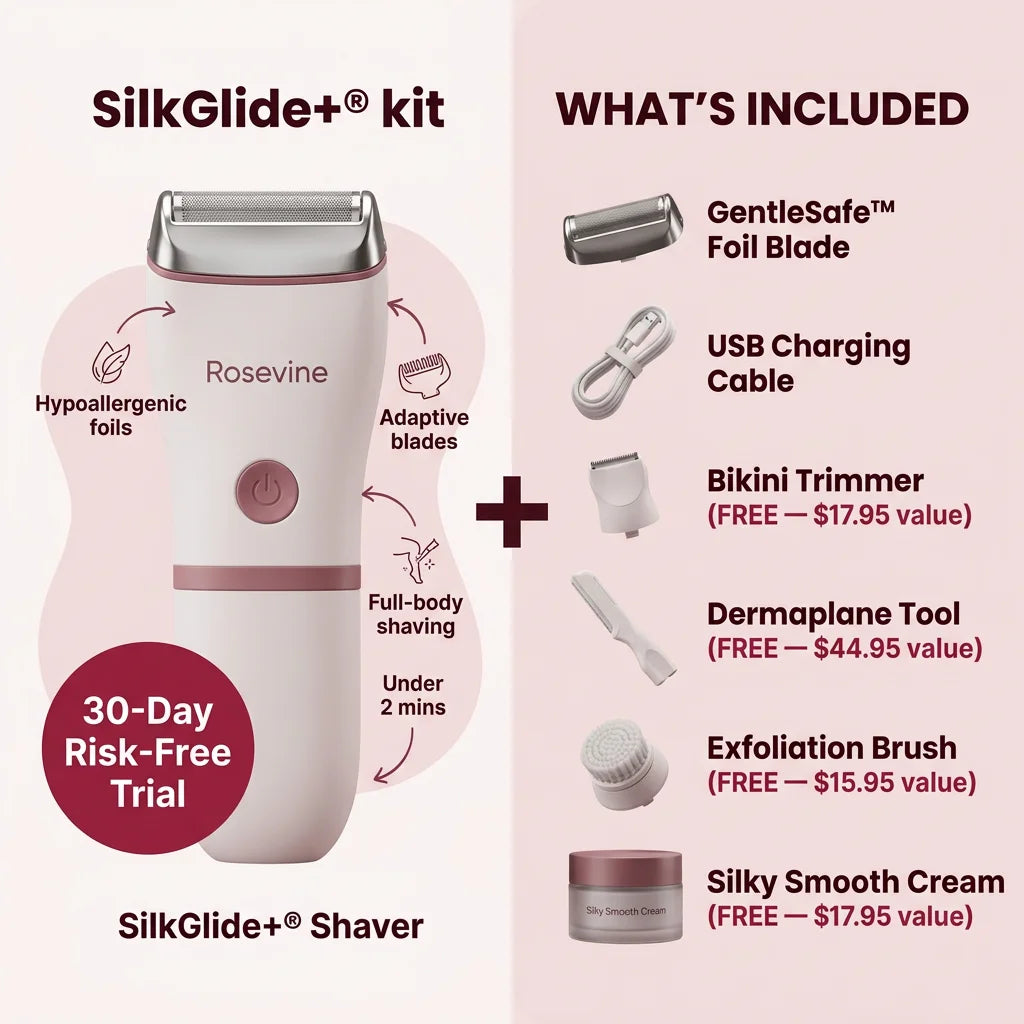 SilkGlide+® Women's Full-Body Shaving Kit