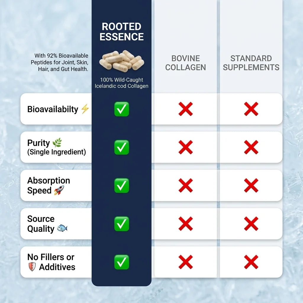 Rooted Essence Icelandic Marine Collagen